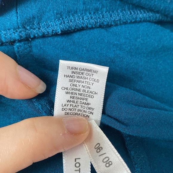 Express Teal Sequin Trim Dress size XS - Picture 9 of 10